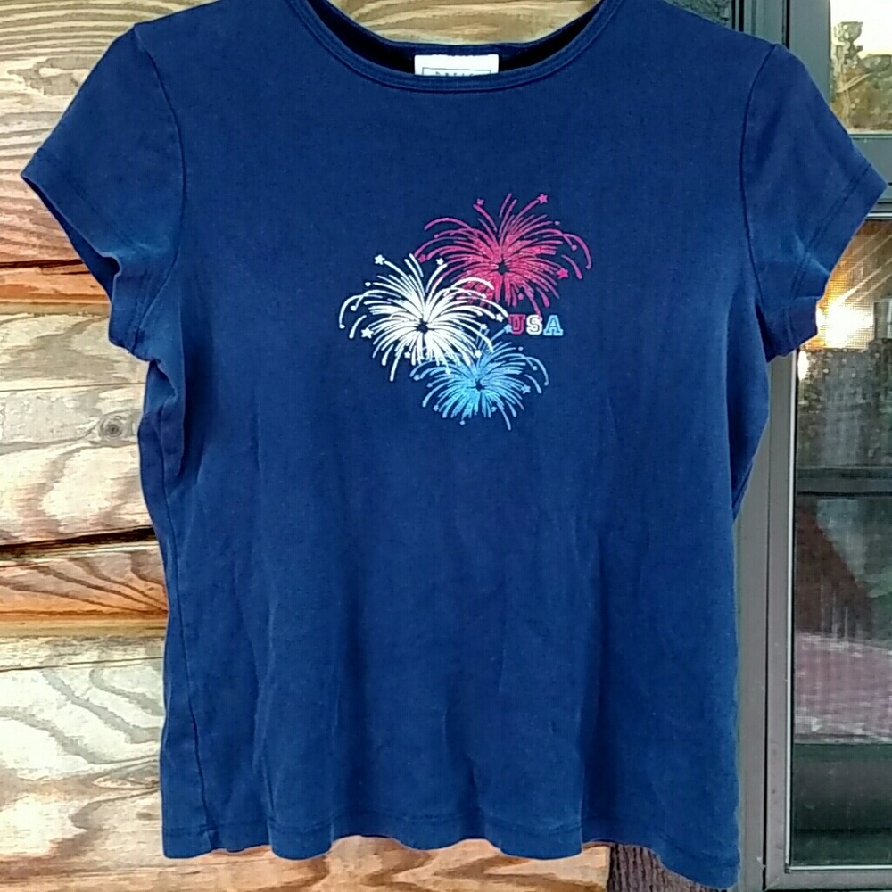 Fireworks! USA! Red, white, and blue! Graphic tee